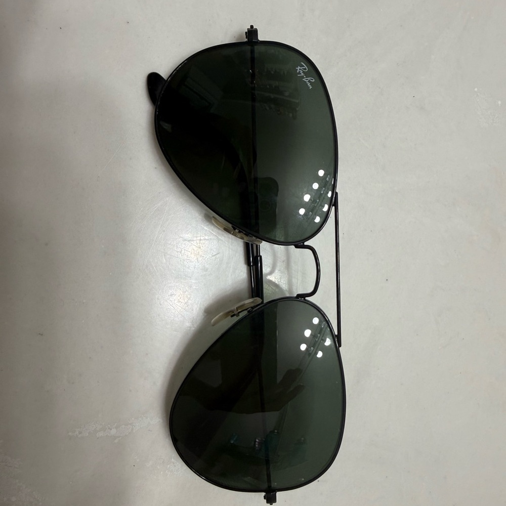 Ray-Ban Dark Green Aviator Sunglasses